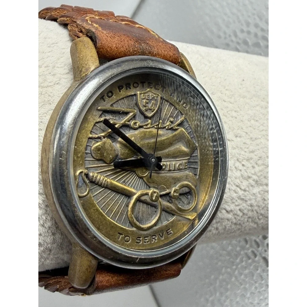 Fossil Police Limited‎ Edition LE-9469 To Protect And Serve 35MM 8